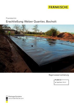 Praxisbericht Erschließung Weber Quartier, Bocholt